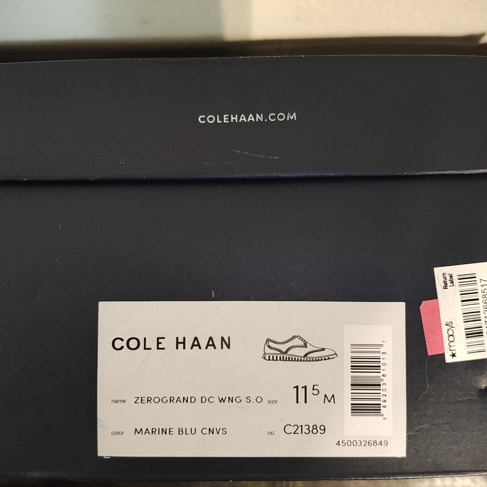 Cole Haan Zerogrand Wingtip in Marine Blue
